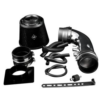 Weapon-R® - Secret Weapon Aluminum Polished Short Ram Air Intake System with Black Filter