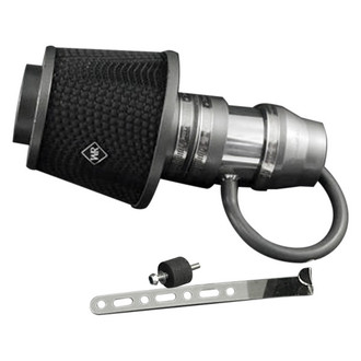 Weapon-R® - Secret Weapon Aluminum Polished Short Ram Air Intake System with Black Filter