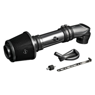 Weapon-R® - Secret Weapon Aluminum Polished Short Ram Air Intake System with Black Filter