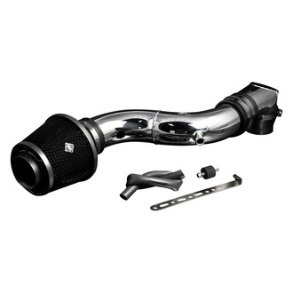 Weapon-R® - Secret Weapon Aluminum Polished Short Ram Air Intake System with Black Filter