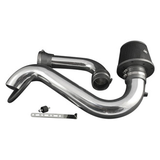 Weapon-R® - Secret Weapon Aluminum Polished Short Ram Air Intake System with Black Filter