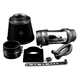 Weapon-R® - Secret Weapon Aluminum Polished Short Ram Air Intake System with Black Filter