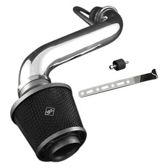 Weapon-R® - Secret Weapon Aluminum Polished Short Ram Air Intake System with Black Filter