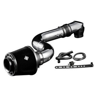 Weapon-R® - Secret Weapon Aluminum Polished Short Ram Air Intake System with Black Filter