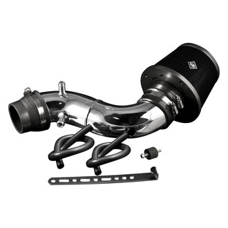 Weapon-R® - Secret Weapon Aluminum Polished Short Ram Air Intake System with Black Filter