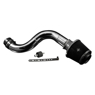 Weapon-R® - Secret Weapon Aluminum Polished Short Ram Air Intake System with Black Filter
