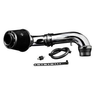 Weapon-R® - Secret Weapon Aluminum Polished Short Ram Air Intake System with Black Filter