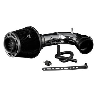 Weapon-R® - Secret Weapon Aluminum Polished Short Ram Air Intake System with Black Filter