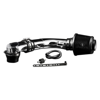 Weapon-R® - Secret Weapon Aluminum Polished Short Ram Air Intake System with Black Filter