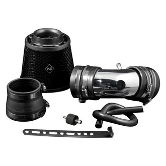 Weapon-R® - Stealth Secret Weapon Aluminum Flat Black Short Ram Air Intake System with Black Filter