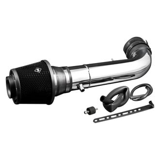 Weapon-R® - Secret Weapon Aluminum Polished Short Ram Air Intake System with Black Filter