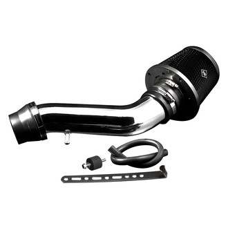 Weapon-R® - Secret Weapon Aluminum Polished Short Ram Air Intake System with Black Filter
