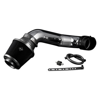 Weapon-R® - Secret Weapon Aluminum Polished Short Ram Air Intake System with Black Filter