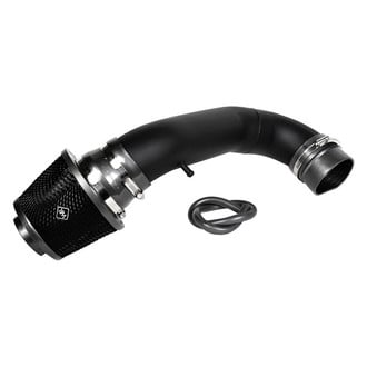 Weapon-R® - Stealth Secret Weapon Aluminum Flat Black Short Ram Air Intake System with Black Filter