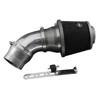 Weapon-R® - Secret Weapon Aluminum Polished Short Ram Air Intake System with Black Filter