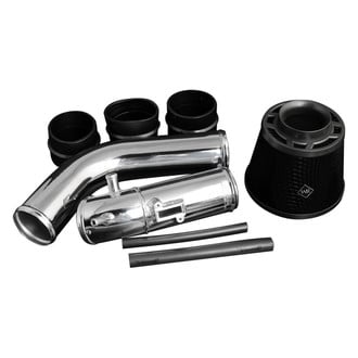 Weapon-R® - Secret Weapon Aluminum Polished Short Ram Air Intake System with Black Filter