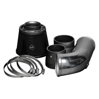 Weapon-R® - Secret Weapon Aluminum Polished Short Ram Air Intake System with Black Filter