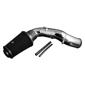 Weapon-R® - Secret Weapon Aluminum Polished Short Ram Air Intake System with Black Filter