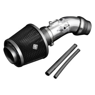 Weapon-R® - Secret Weapon Aluminum Polished Short Ram Air Intake System with Black Filter