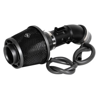 Weapon-R® - Stealth Secret Weapon Aluminum Flat Black Short Ram Air Intake System with Black Filter