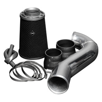 Weapon-R® - Secret Weapon Aluminum Polished Short Ram Air Intake System with Black Filter