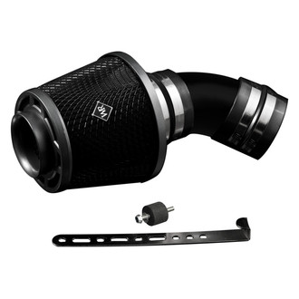 Weapon-R® - Stealth Secret Weapon Aluminum Flat Black Short Ram Air Intake System with Black Filter