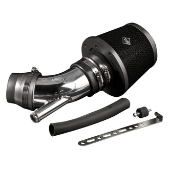 Weapon-R® - Secret Weapon Aluminum Polished Short Ram Air Intake System with Black Filter
