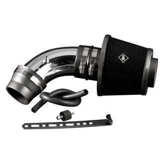 Weapon-R® - Secret Weapon Aluminum Polished Short Ram Air Intake System with Black Filter