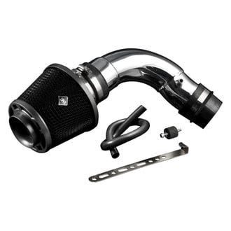Weapon-R® - Secret Weapon Aluminum Polished Short Ram Air Intake System with Black Filter and Air Box