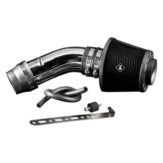 Weapon-R® - Secret Weapon Aluminum Polished Short Ram Air Intake System with Black Filter