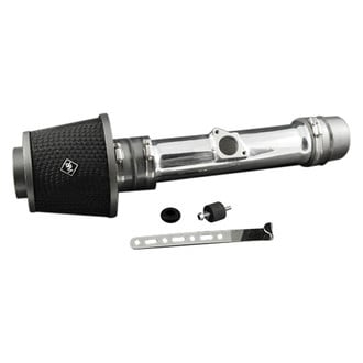 Weapon-R® - Secret Weapon Aluminum Polished Short Ram Air Intake System with Black Filter and Air Box