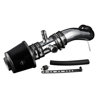 Weapon-R® - Secret Weapon Aluminum Polished Short Ram Air Intake System with Black Filter