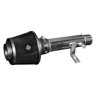 Weapon-R® - Secret Weapon Aluminum Polished Short Ram Air Intake System with Black Filter