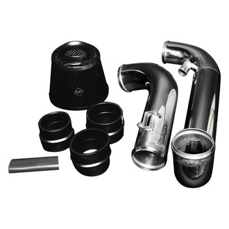 Weapon-R® - Secret Weapon Aluminum Polished Short Ram Air Intake System with Black Filter