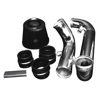 Weapon-R® - Secret Weapon Aluminum Polished Short Ram Air Intake System with Black Filter