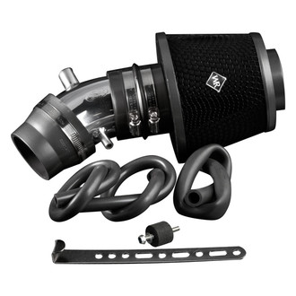 Weapon-R® - Secret Weapon Aluminum Polished Short Ram Air Intake System with Black Filter
