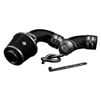 Weapon-R® - Stealth Secret Weapon Aluminum Flat Black Short Ram Air Intake System with Black Filter