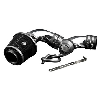 Weapon-R® - Secret Weapon Aluminum Polished Short Ram Air Intake System with Black Filter