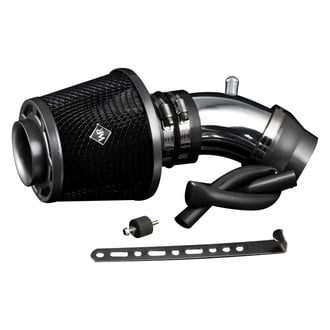 Weapon-R® - Secret Weapon Aluminum Polished Short Ram Air Intake System with Black Filter