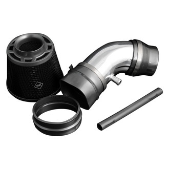 Weapon-R® - Secret Weapon Aluminum Polished Short Ram Air Intake System with Black Filter