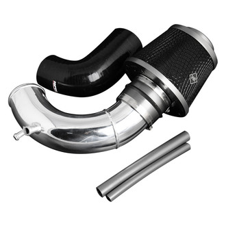 Weapon-R® - Secret Weapon Aluminum Polished Short Ram Air Intake System with Black Filter