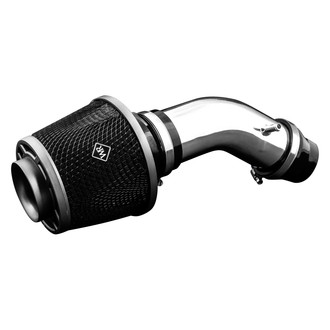 Weapon-R® - Secret Weapon Aluminum Polished Short Ram Air Intake System with Black Filter