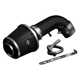 Weapon-R® - Stealth Secret Weapon Aluminum Flat Black Short Ram Air Intake System with Black Filter