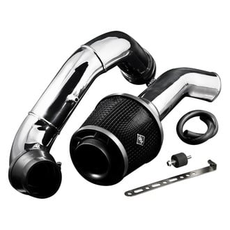 Weapon-R® - Secret Weapon Aluminum Polished Short Ram Air Intake System with Black Filter