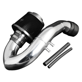 Weapon-R® - Secret Weapon Aluminum Polished Short Ram Air Intake System with Black Filter