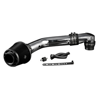 Weapon-R® - Secret Weapon Aluminum Polished Short Ram Air Intake System with Black Filter