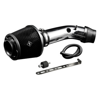 Weapon-R® - Secret Weapon Aluminum Polished Short Ram Air Intake System with Black Filter