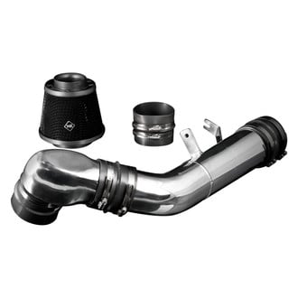 Weapon-R® - Secret Weapon Aluminum Polished Short Ram Air Intake System with Black Filter and Air Box