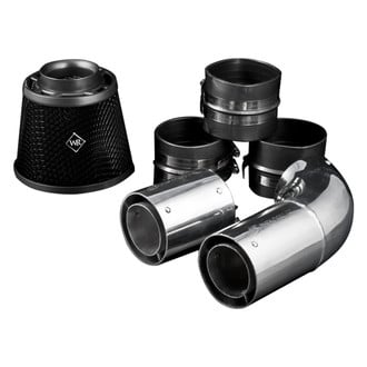 Weapon-R® - Secret Weapon Aluminum Polished Short Ram Air Intake System with Black Filter and Air Box