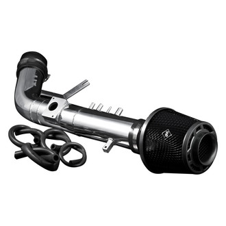 Weapon-R® - Secret Weapon Aluminum Polished Short Ram Air Intake System with Black Filter and Air Box